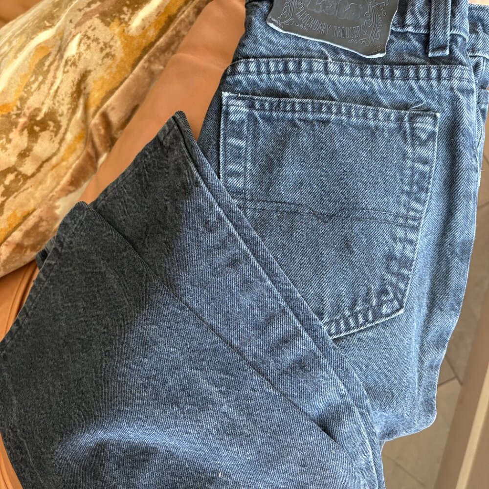 Vintage Lois Black Jeans 29 x 34"